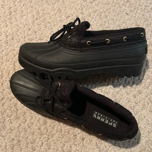 Sperry rubber boat shoes